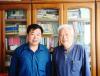 今天在济南拜访了国家级邮展评审员80岁的老集邮家---张振珊老先生