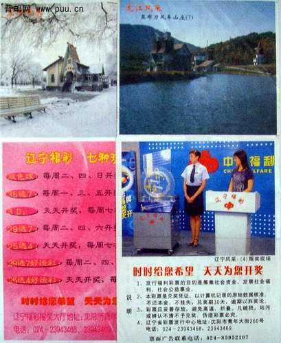 (29)黑龙江风采福彩2种0.5元。(30)辽宁7种玩法电脑福彩2枚，(31)辽宁风采0.2元/枚 ... ...