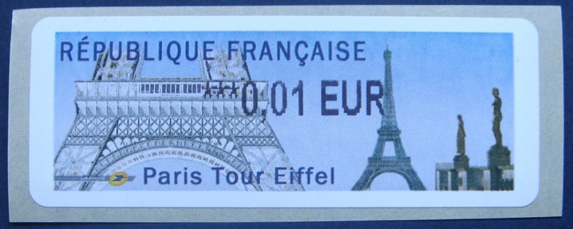 法国铁塔电子票之罕见低面值票