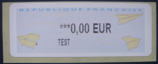 法国电子票测试样票