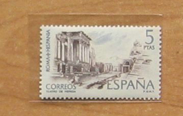 西班牙 梅里达考古考古遗迹【梅里达城的古罗马剧场遗址】.JPG