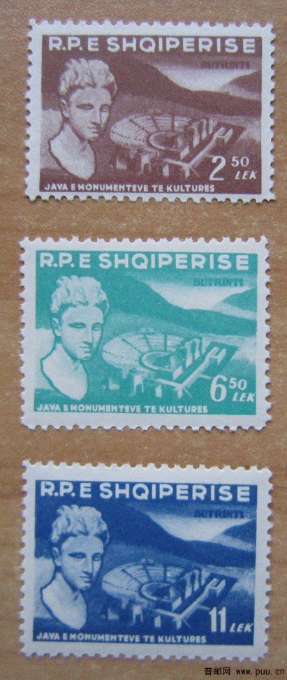 阿尔巴尼亚 布特林特【1959年发行罗马剧场遗址】.jpg