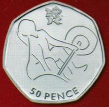 伦敦奥运会纪念币-举重