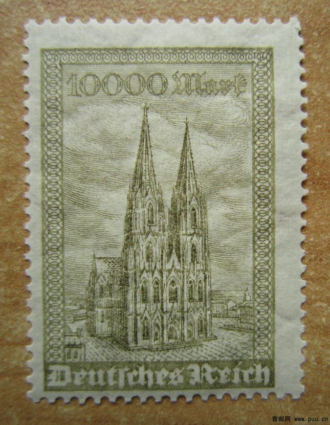 德国 科隆大教堂【1923年发行】.jpg