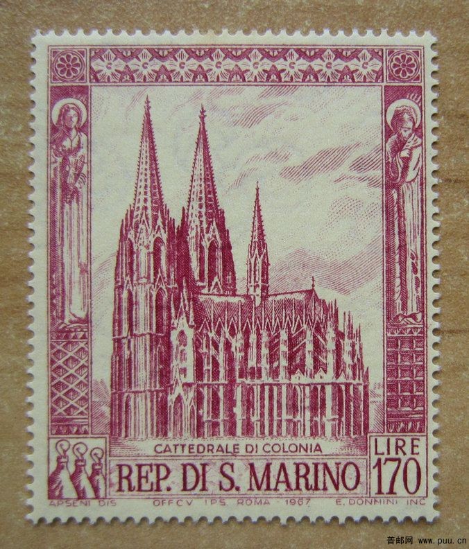 德国 科隆大教堂【圣马力诺1967年发行科隆大教堂】.jpg