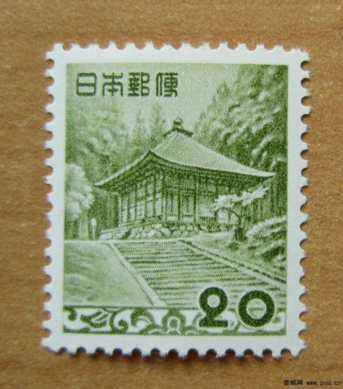 日本 平泉—象征着佛教净土的庙宇、园林与考古遗址【1954年发行中尊寺金堂普票】.jpg.jpg