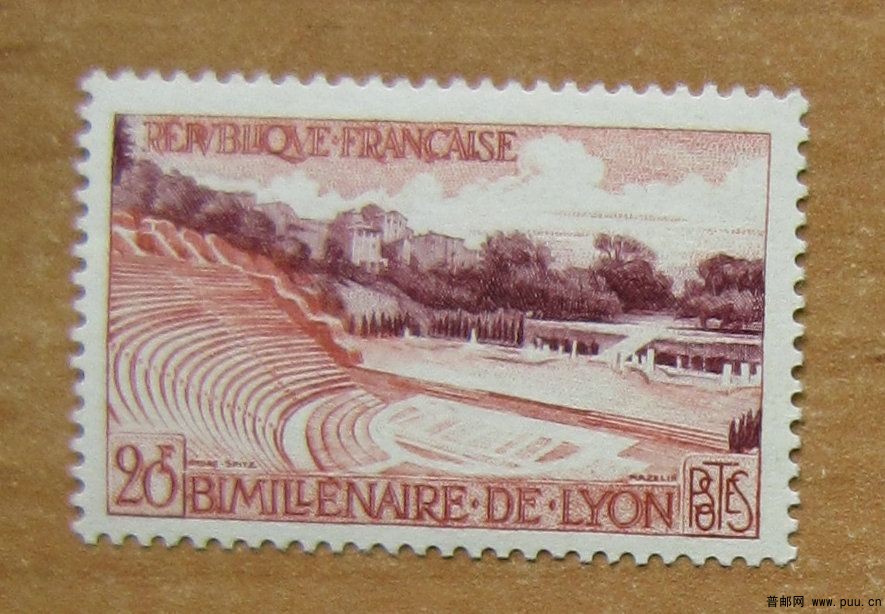 法国 里昂历史遗迹－路天剧场【1957年发行】.jpg