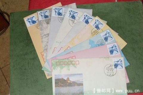 01北京邮票公司发行北京各个风景区1990年纪念邮戳封.JPG
