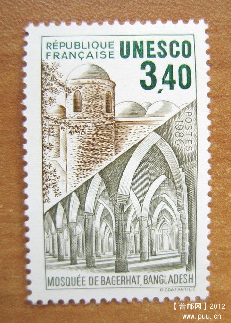 孟加拉国 巴格哈特的古清真寺之城【法国1986年发行】.jpg