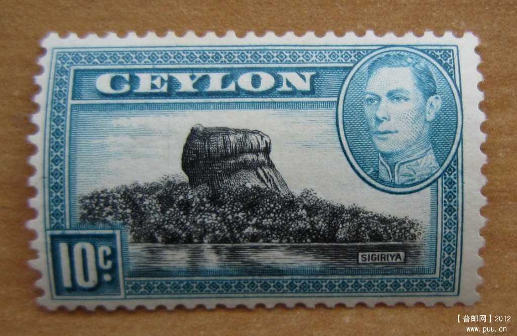 斯里兰卡 锡吉里亚古城【1938年锡兰发行锡吉里亚狮子岩】.jpg