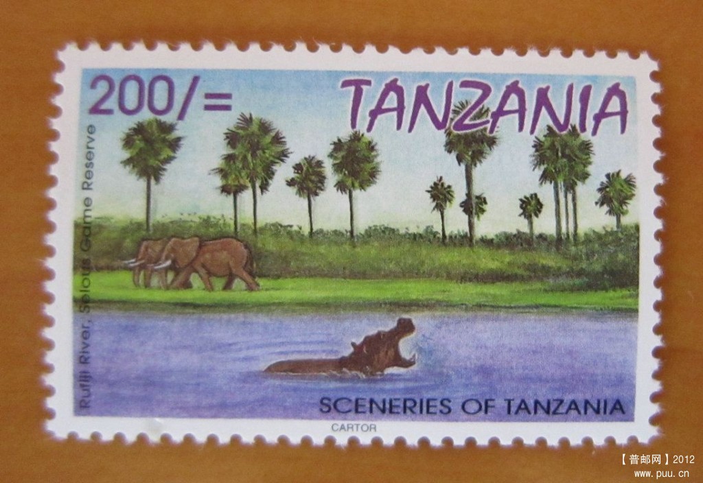 坦桑尼亚 塞卢斯禁猎区【2001年发行：塞卢斯禁猎区鲁菲吉河】.jpg
