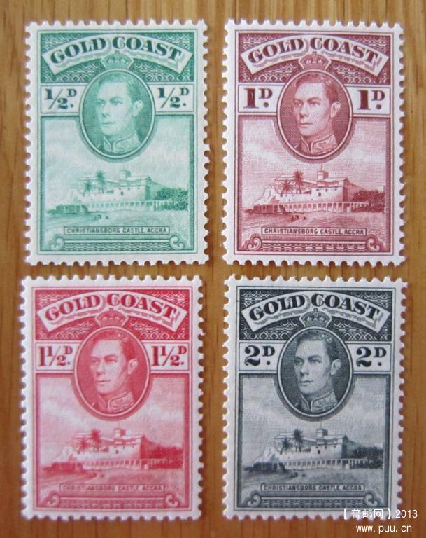 加纳 沃尔特及阿克拉等中西部各州的城堡式要塞【1938年黄金海岸发行阿克拉的克里斯琴.jpg