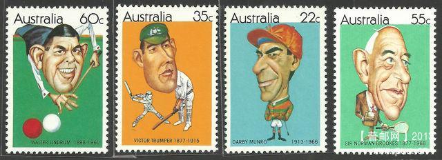 1981年澳大利亚发行的体育明星邮票.jpg