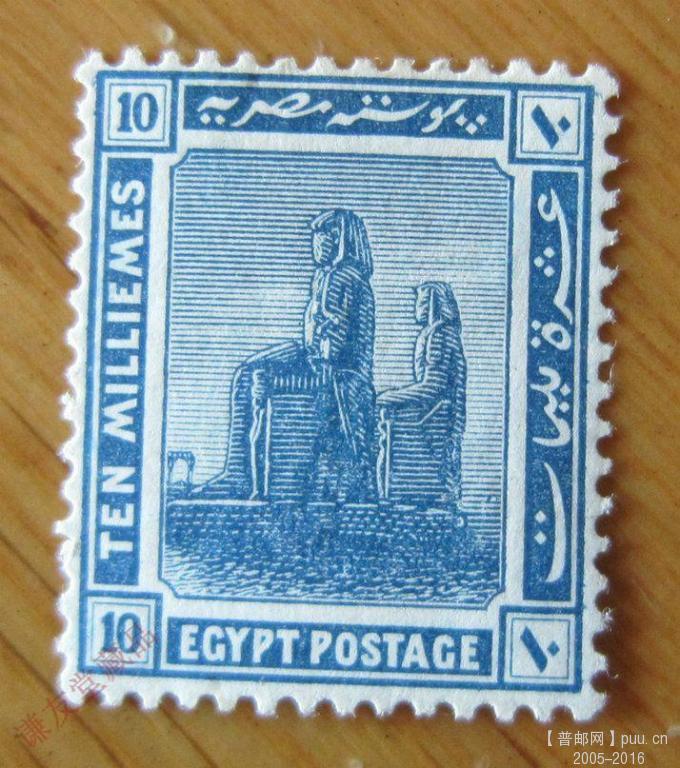 埃及 底比斯古城及墓地【1914年发行底比斯门农巨像】.jpg