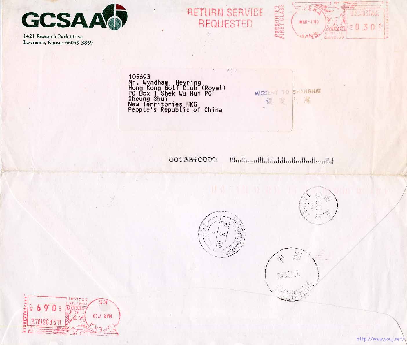 呵呵！两岸三地的邮戳