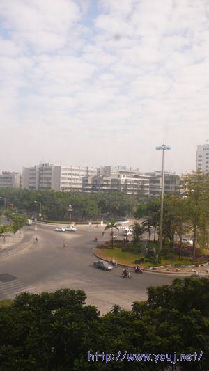 王副理事长办公室窗外的街景