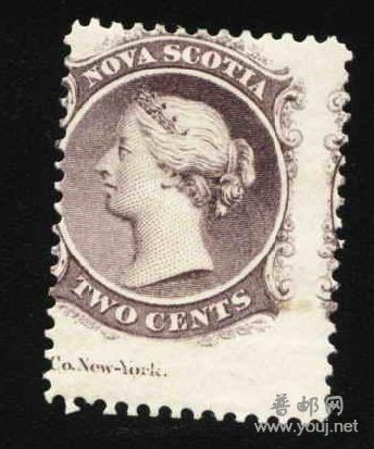 新斯科舍票不居中.jpg