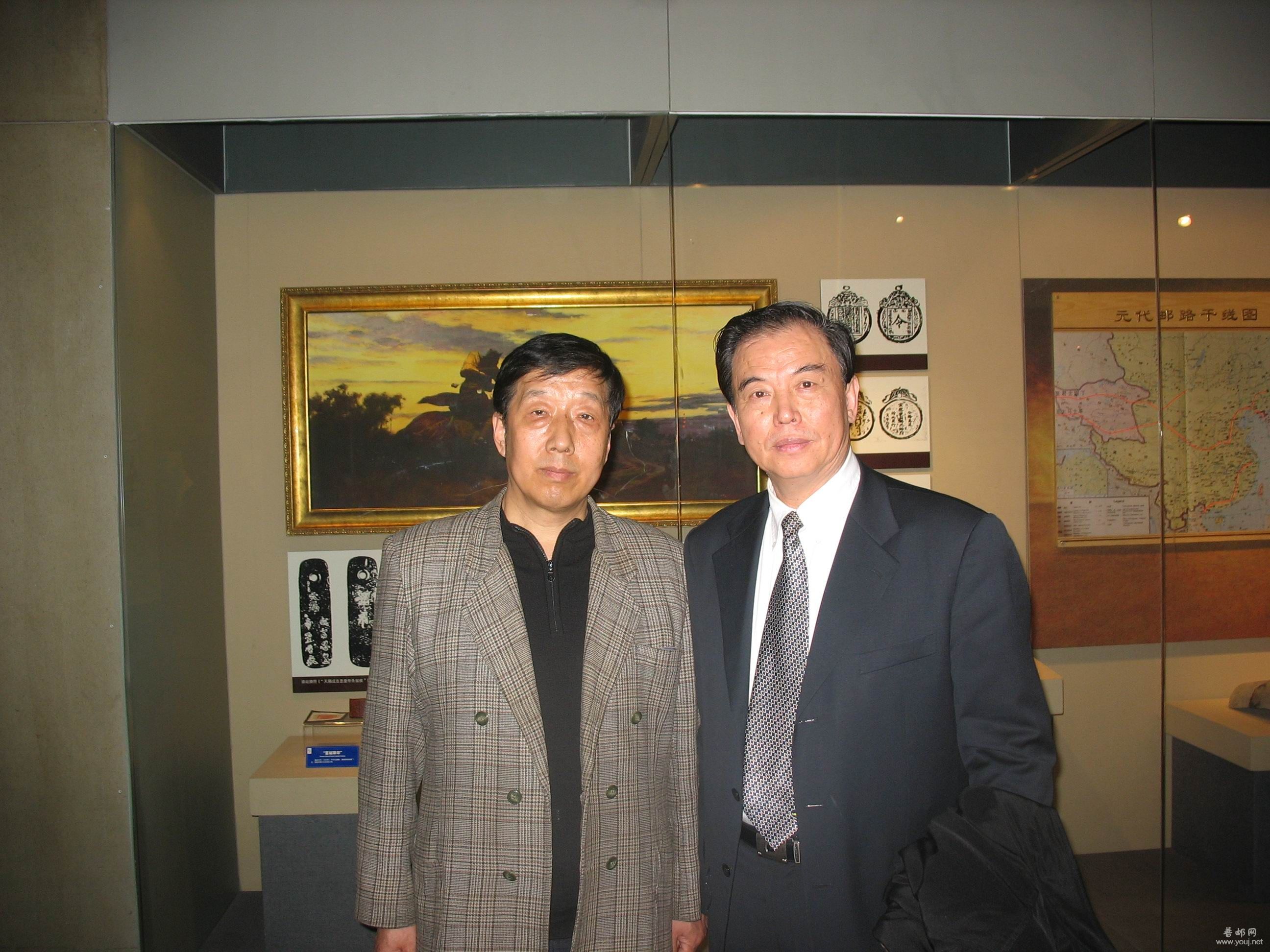 与李毅民老师合影