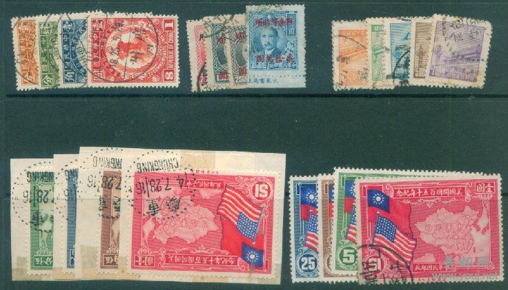 刚买的几套旧票