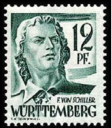GERMAN OCCUPATION STAMPS德国占领区纪念邮票WURTTEMBERG.JPG