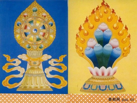 金轮宝、主藏宝；