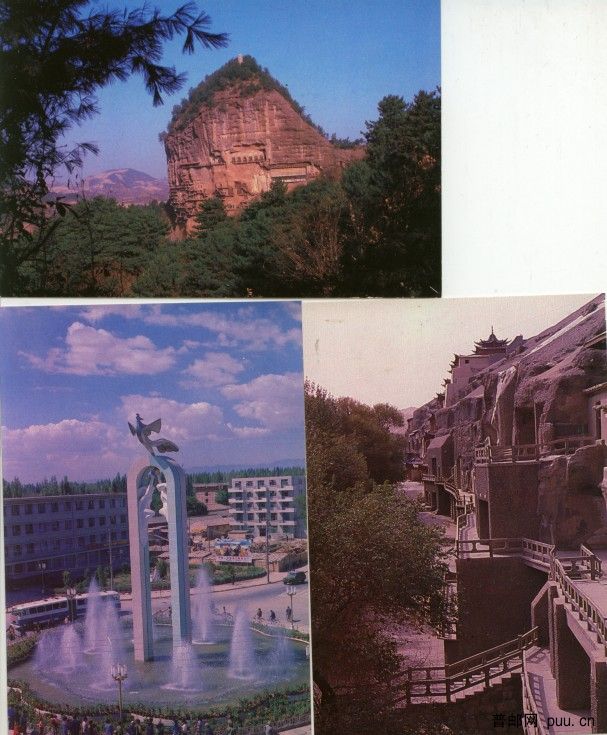 宁夏民族碑、甘肃莫高窟、麦积山石窟