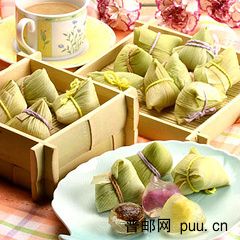 端午习俗-各色粽子