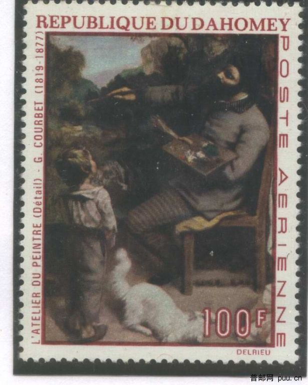 库尔贝《画室》