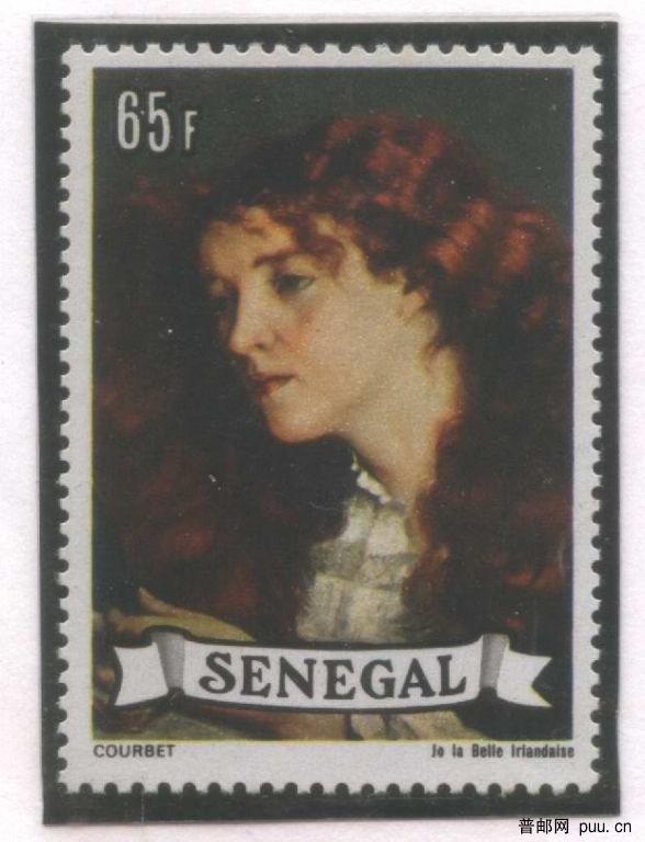 库尔贝《爱尔兰女子》