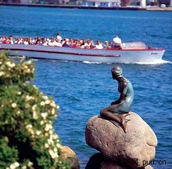 丹麦哥本哈根的国家标志--美人鱼1