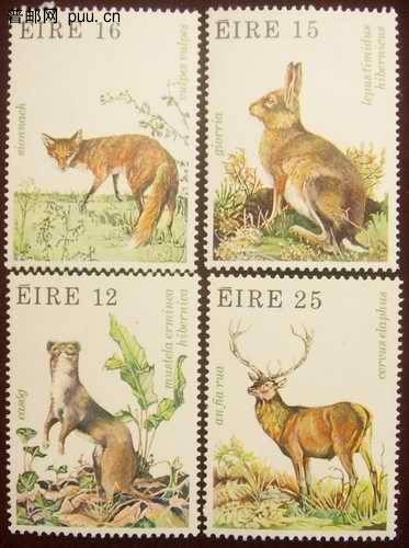 爱尔兰80年野生哺乳动物4全15元