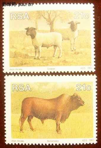 南非91年牛、羊2元/枚