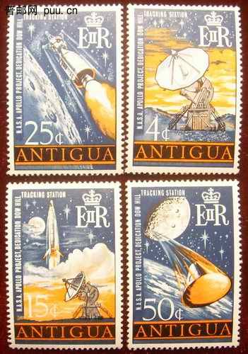 安提瓜68年阿波罗卫星计划4全18元